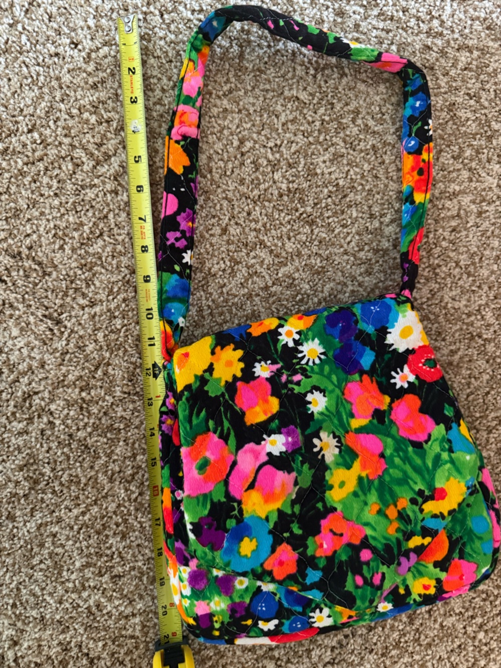 Floral quilt purse - Picture 7 of 7